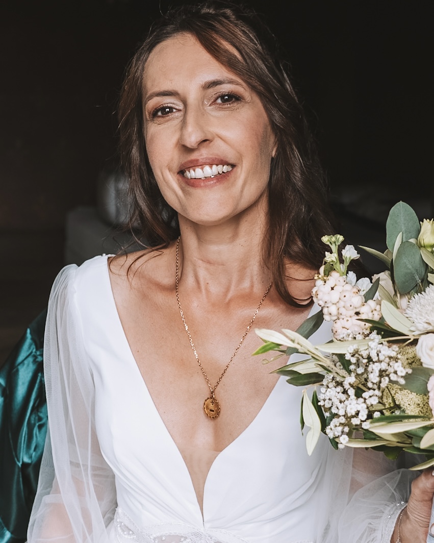 Maquillage naturel réalisé par maquilleuse professionnelle près du Mans